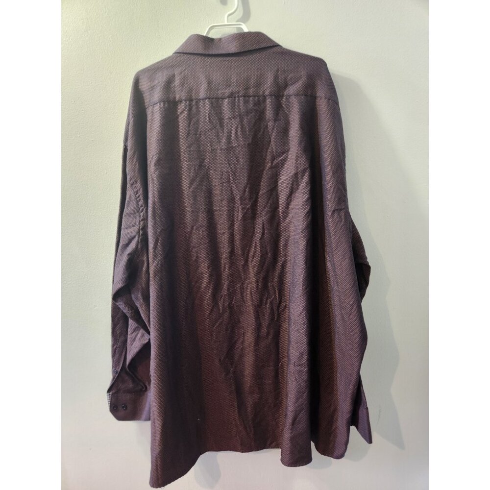 Soul Of London Men Shirt Long Sleeve 5XL Brown New With Tag - Picture 5 of 9